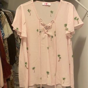 Pink blouse